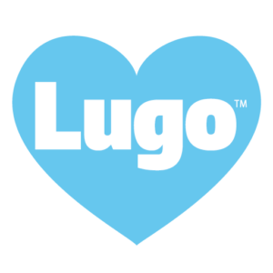 LugoLove Heart in blue and white