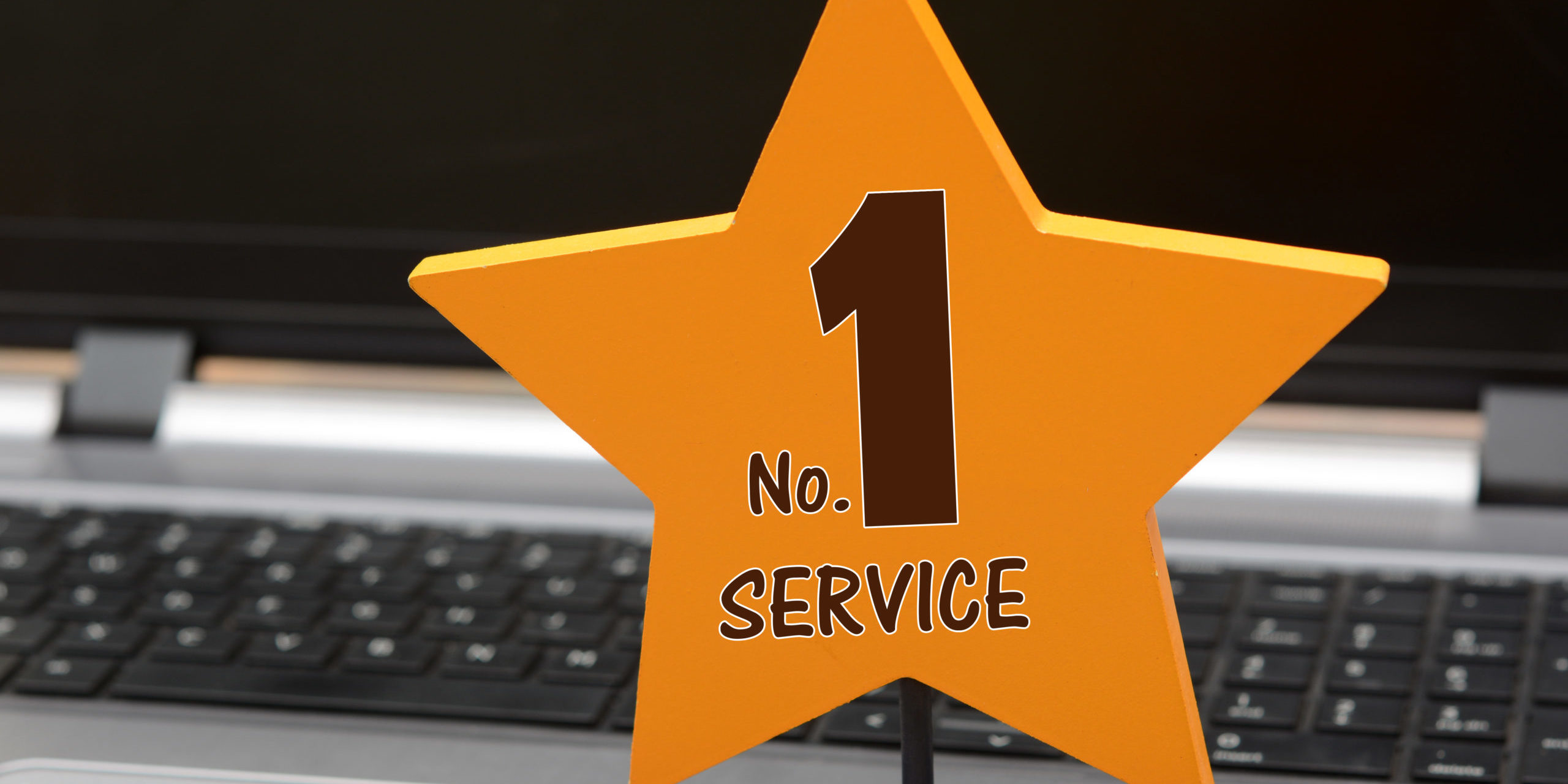 Microsoft Gold Partner Number One Service on Star written customer service