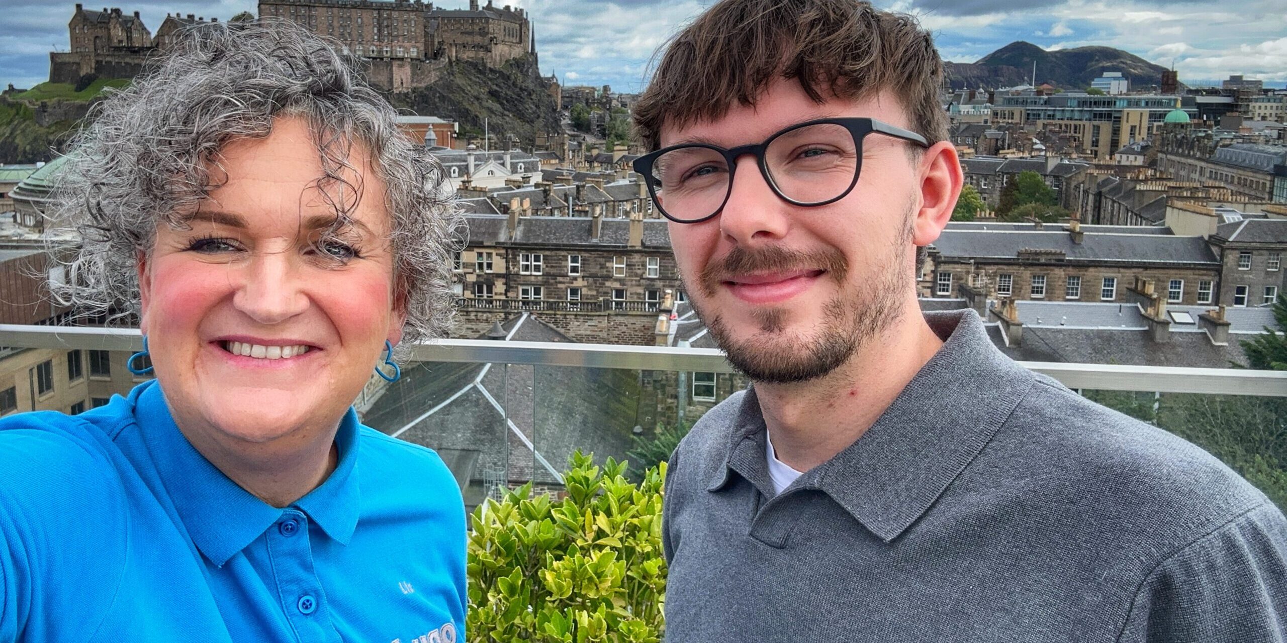 Lugo representatives attending the Sword and the Shield AI and Cyber Security event in Edinburgh
