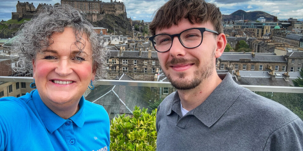 Lugo representatives attending the Sword and the Shield AI and Cyber Security event in Edinburgh