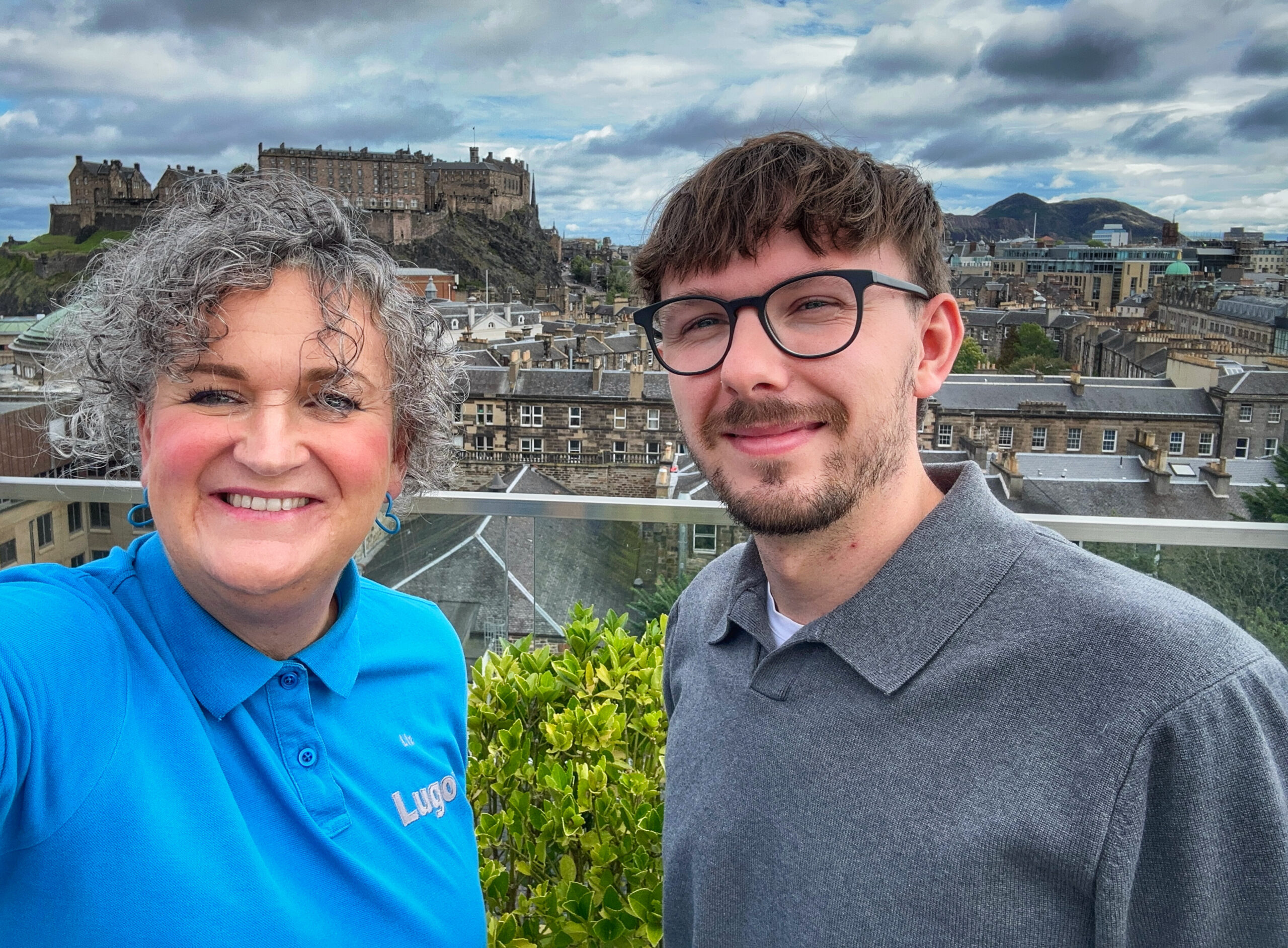 Lugo representatives attending the Sword and the Shield AI and Cyber Security event in Edinburgh