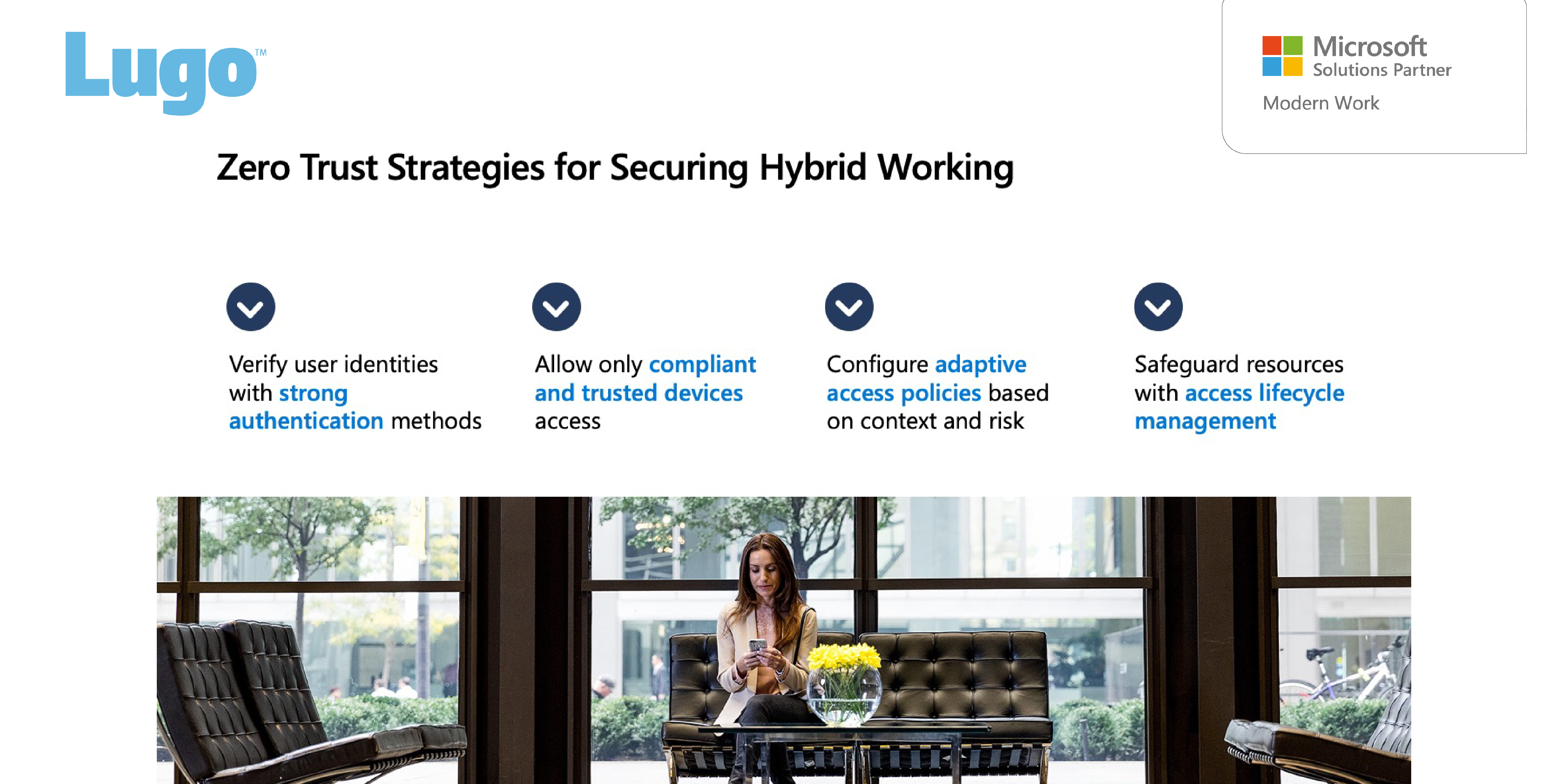 Lugo Zero Trust Cover image Zero Trust Strategies for Security Hybrid Working