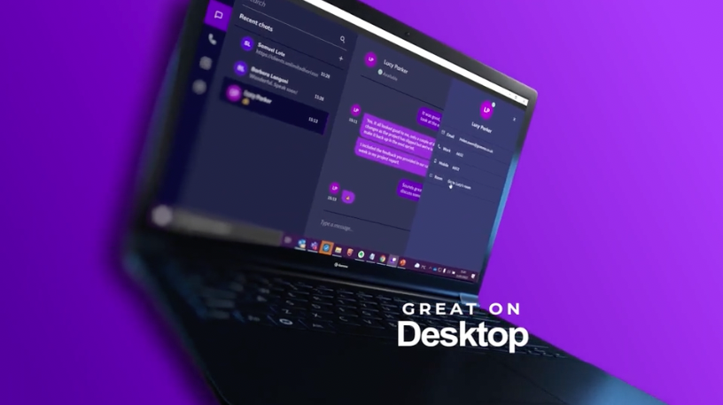 Laptop showing Horizon Collaborate